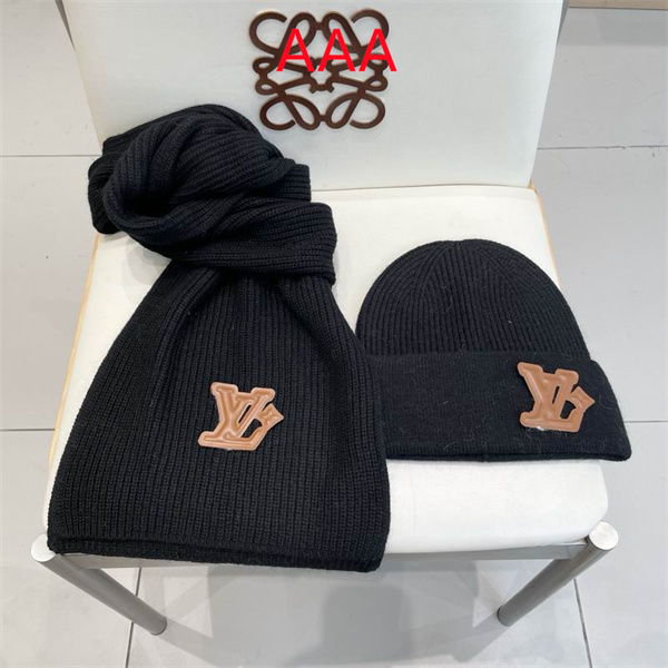 LV Hat and scarvf(AAA)-0158
