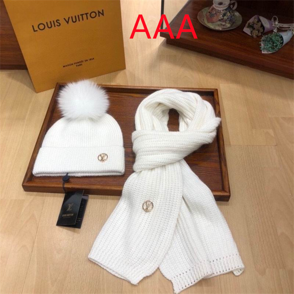 LV Hat and scarvf(AAA)-0024