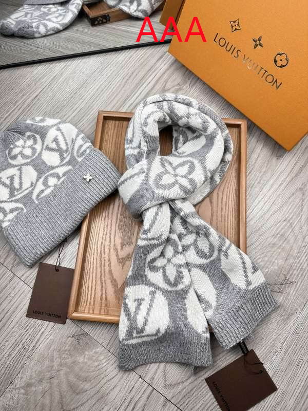 LV Hat and scarvf(AAA)-0036