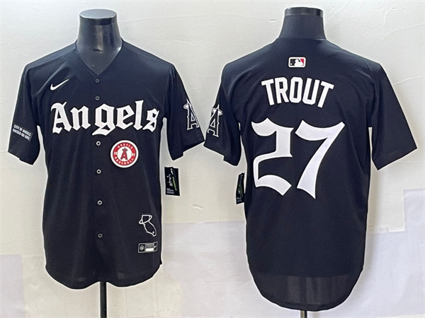 Los Angeles Angels Majestic Jerseys-0156