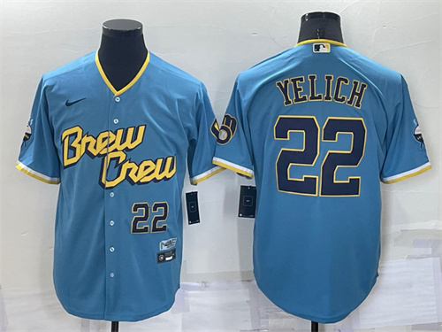 Milwaukee Brewers Majestic Jersey-015