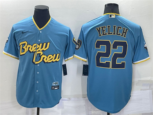 Milwaukee Brewers Majestic Jersey-016