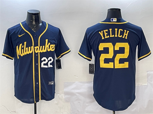 Milwaukee Brewers Majestic Jersey-0059