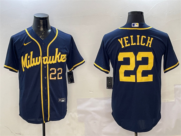 Milwaukee Brewers Majestic Jersey-0061