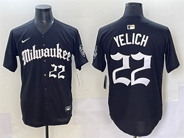 Milwaukee Brewers Majestic Jersey-0095