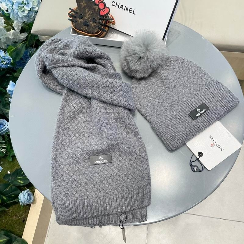 Moncler Hat and scarvf(AAA)-0009
