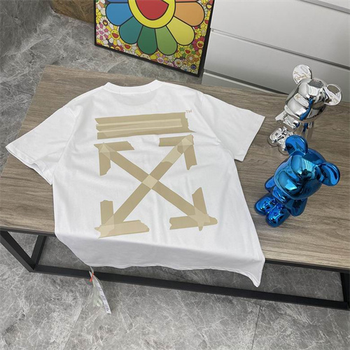 Off White Round neck T-shirt-M-0166