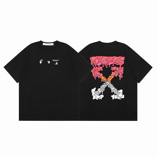 Off White Round neck T-shirt-M-0038