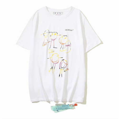 Off White Round neck T-shirt-M-0079