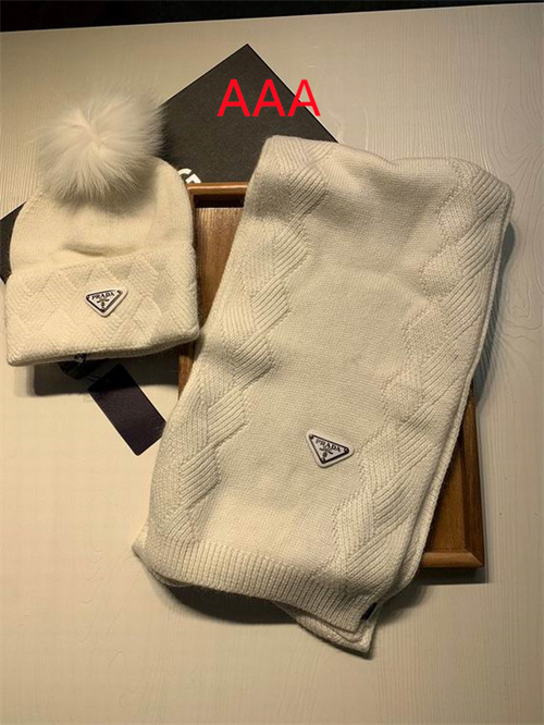 Prada Hat and scarvf(AAA)-005