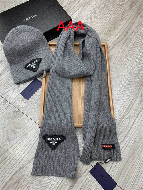 Prada Hat and scarvf(AAA)-020