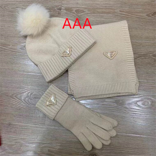 Prada Hat and scarvf(AAA)-039