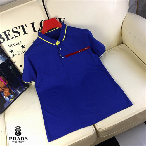Prada Lapel T-shirts-M-027