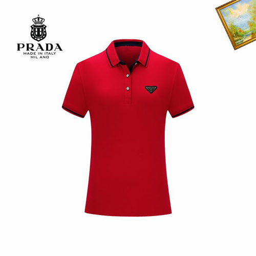 Prada Lapel T-shirts-M-037