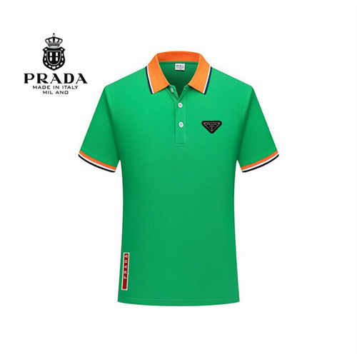 Prada Lapel T-shirts-M-073