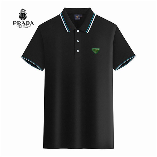 Prada Lapel T-shirts-M-086