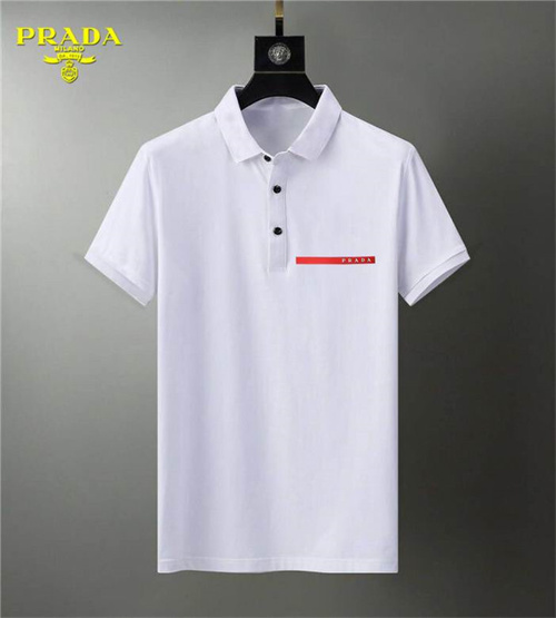 Prada Lapel T-shirts-M-090
