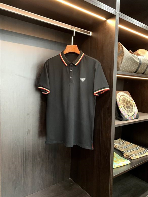 Prada Lapel T-shirts-M-103