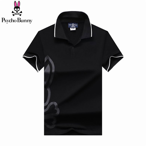 Psycho Bunny Lapel T-shirts-M-019