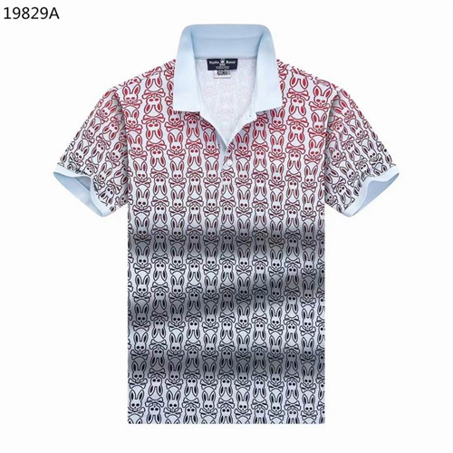 Psycho Bunny Lapel T-shirts-M-080