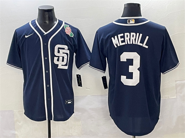 San Diego Padres Majestic Jerseys-0787