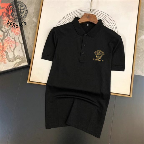 Versace Lapel T-shirts-M-066