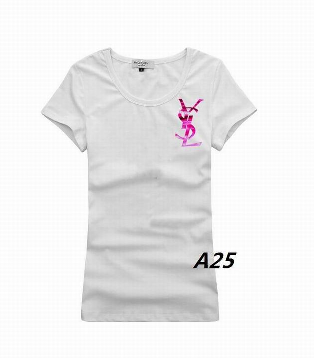 Ysl Round neck T-shirt-W-163