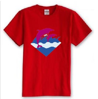 Pink dolphin T-shirt-082