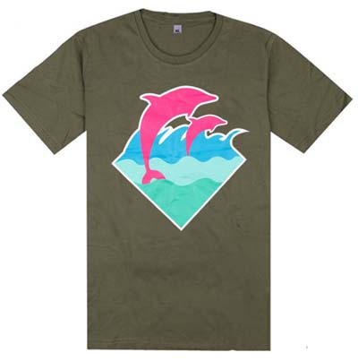 Pink dolphin T-shirt-177