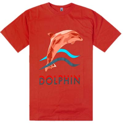 Pink dolphin T-shirt-186