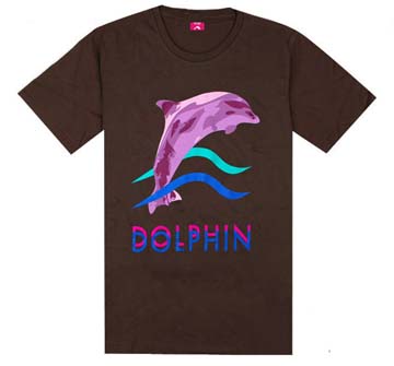 Pink dolphin T-shirt-250