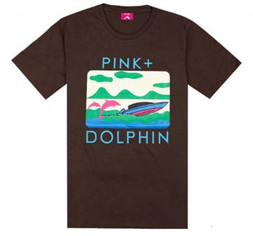 Pink dolphin T-shirt-247